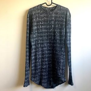 Alphalab Athletic Aesthetic black gray shirt dress size Medium